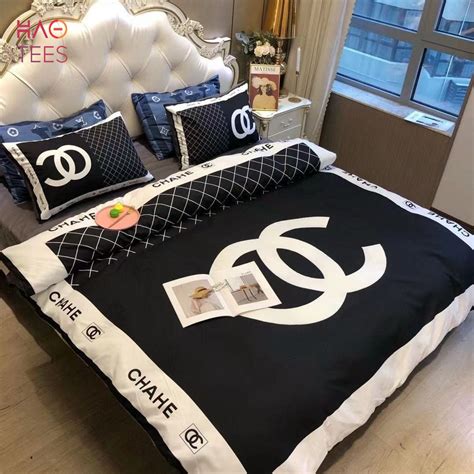 chanel bed set cheap|chanel bedding set king size.